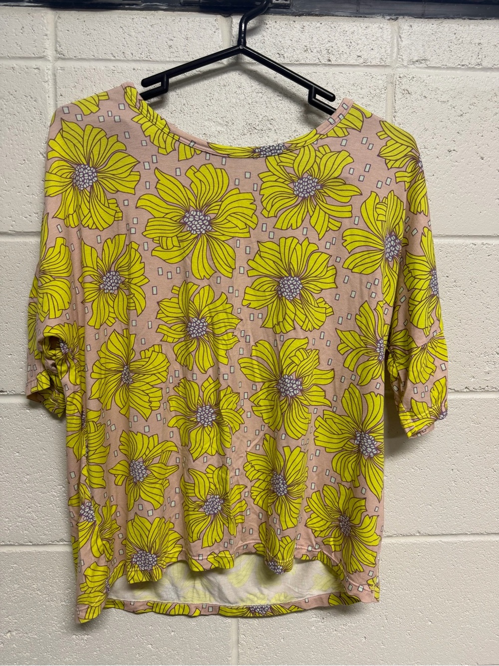 Fighting Eel x Jana Lam Hawai’i Floral Tropical Print Tunic Blouse XS